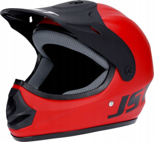 Kask rower czerwony dla 6 7 LATKA
