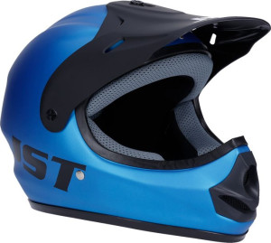Kask rower niebieski dla 6 7 LATKA