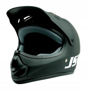 Kask rower czarny dla 6 7 LATKA