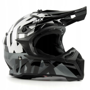 Kask Rowerowy Imx Fmx-02 Fullface Cross Szary Xl