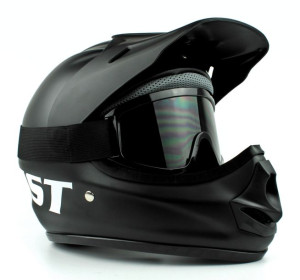 Kask Dziecięcy Jst Cross Enduro Fullface Gogle