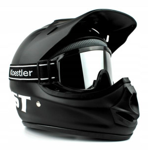 Kask Motocyklowy Jst Cross Enduro Fullface Gogle