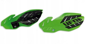 Ufo Osłony Rąk Flame Kawasaki Kxf Zielony/czarny