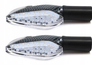 Uniwersalne Kierunkowskazy Led Carbon Homologacja