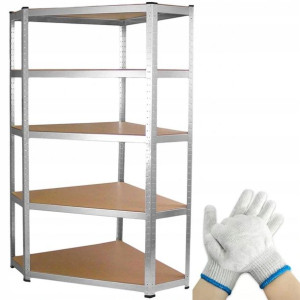 Regał Metalowy Magazynowy Narożny 180x90x30 875kg
