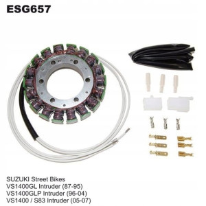 Uzwojenie Alternatora Stator Suzuki Vs1400 87-07