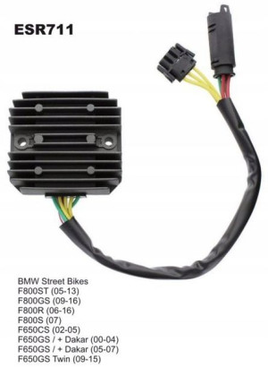 Regulator Napięcia Bmw F650 F800st, Gs,r,s (07-12)