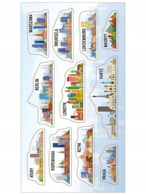 Naklejki Panoramy miast Europy