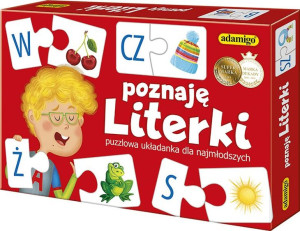 Adamigo Puzzlowa Układanka Poznaję Literki