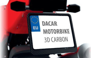 Biketec Ramka Do Tablicy Motorbike 3d Carbon