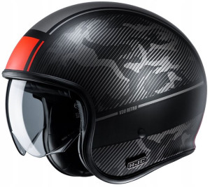 Hjc Kask Otwarty V30 Alpi Czarny/czerwony L