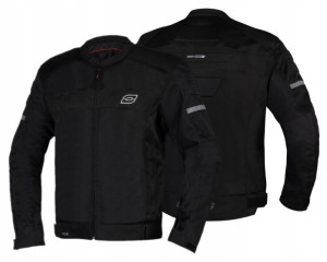 Tekstylna Kurtka Motocyklowa Ozone Dart Black L