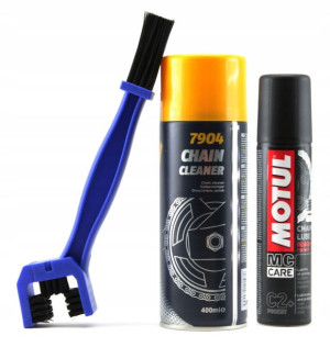 Smar do łańcucha MOTUL C2+ SZCZOTKA CLEAN CZYŚCIWO