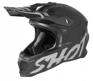 Shot Kask Cross Lite Solid Czarny M