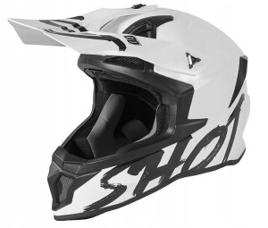 Shot Kask Cross Lite Solid Biały M