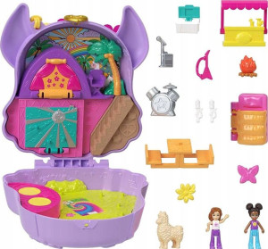 Polly Pocket Zestaw Biwakowe Przygody Lamy