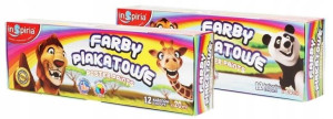 Farby plakatowe 6 kolorów 20ml