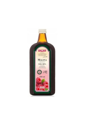 Sok malina tłoczony NFC 500 ml Polska Róża