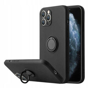 Etui Ring Fiber do Apple iPhone 11 - Czarny