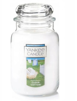 Yankee Candle Large Jar Clean Cotton Candle 623g