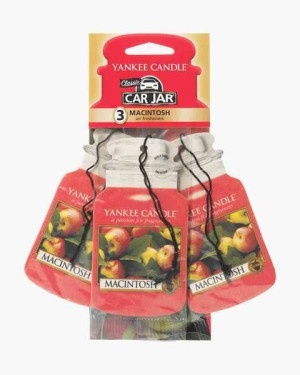 Yankee Candle Car Jar Bonus 3 Pack Macintosh