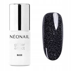 Neonail Baza Glitter Effect Black Shine 7,2 ml