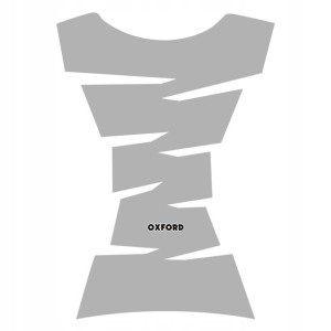 Oxford Tankpad Vinyl Jagged Na Zbiornik Srebrny