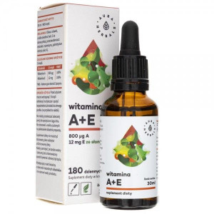 Aura Herbals Witamina A + E w Krople 30ml