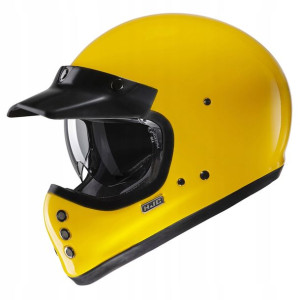 Hjc Kask Cross Retro V60 Motocyklowy Żółty M