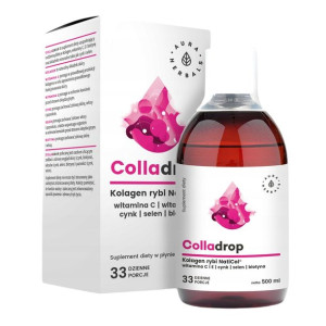 Aura Herbals Colladrop Kolagen Rybi z Wit. C 500ml