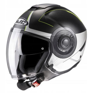 Hjc Kask Otwarty I40 Panadi Czarny Biały Żółty L