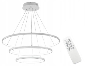 Lampa wisząca Silva IV  82W żyrandol 40/60/80cm okrąg LED Wobako