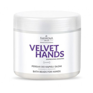 Farmona VELVET HANDS Perełki do kąpieli dłoni 380g.