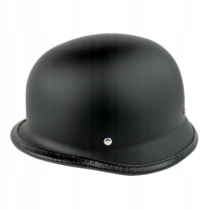 Kask otwarty German hełm RETRO orzeszek czarny XXL