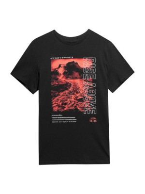 Męski T-shirt 4F z nadrukiem  4FSS23-TTSHM489