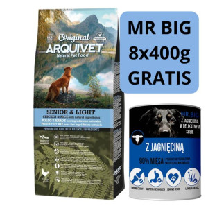 Arquivet Original Senior&Light Kurczak z ryżem 12kg + Mr.BIG z jagnięciną 8