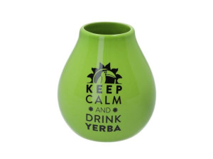 Matero Ceramico Luka Green 350 Ml Z Logo Mate Green