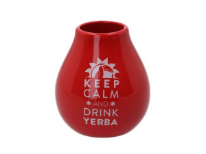 Matero Ceramico Luka Red 350 Ml Z Logo Mate Green