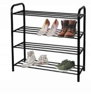 Półka stojak regał metal na buty organizer 4 półki