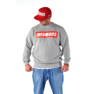 Bluza Xxl Infamous Crewneck Infamous Team + Wlepy