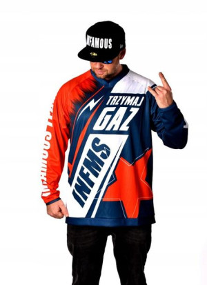 Bluza Infamous Team Trzymaj Gaz Navy Xl + Wlepy