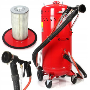 Piaskarka Syfonowa 105l Odkurzacz 1200w Bezpyłowa