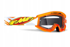 Fmf 100% Gogle Powercore Assault Grey Clear