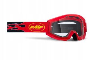 Fmf 100% Gogle Dziecięce Powercore Flame Czerwone