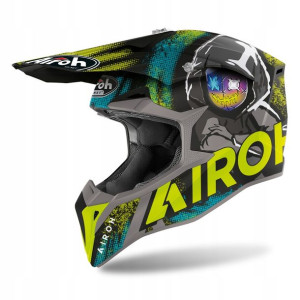 Airoh Kask Off-road Wraap Alien Żółty L