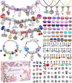 Zestaw Koralków Do Robienia Bransoletek Koraliki Charms Prezent Dzieci