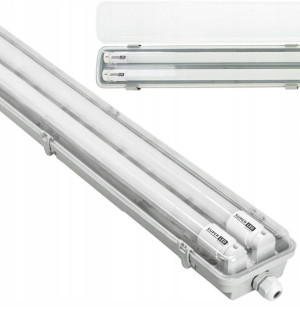 Oprawa hermetyczna T8 120 + 2x Świetlówki LED