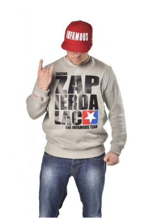 Bluza crewneck S TRZEBA ZAPIERDALAĆ INFAMOUS