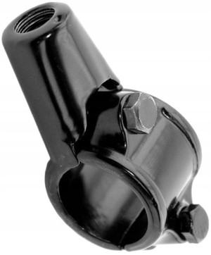 Adapter Do Lusterek 22mm, Gwint M10 Prawy Czarny
