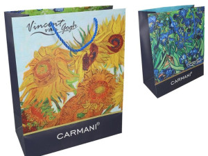 Torebka Prezentowa - V. Van Gogh, Irysy, Słoneczniki (carmani)